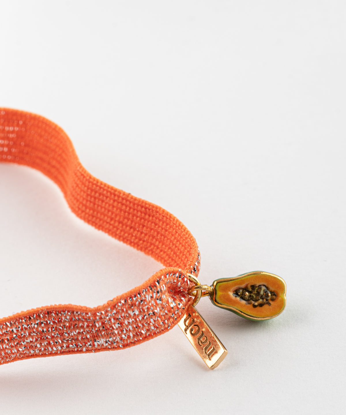 Bracelet twistband papaye 