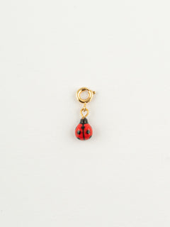 Charm's animal coccinelle porcelain peint à la main