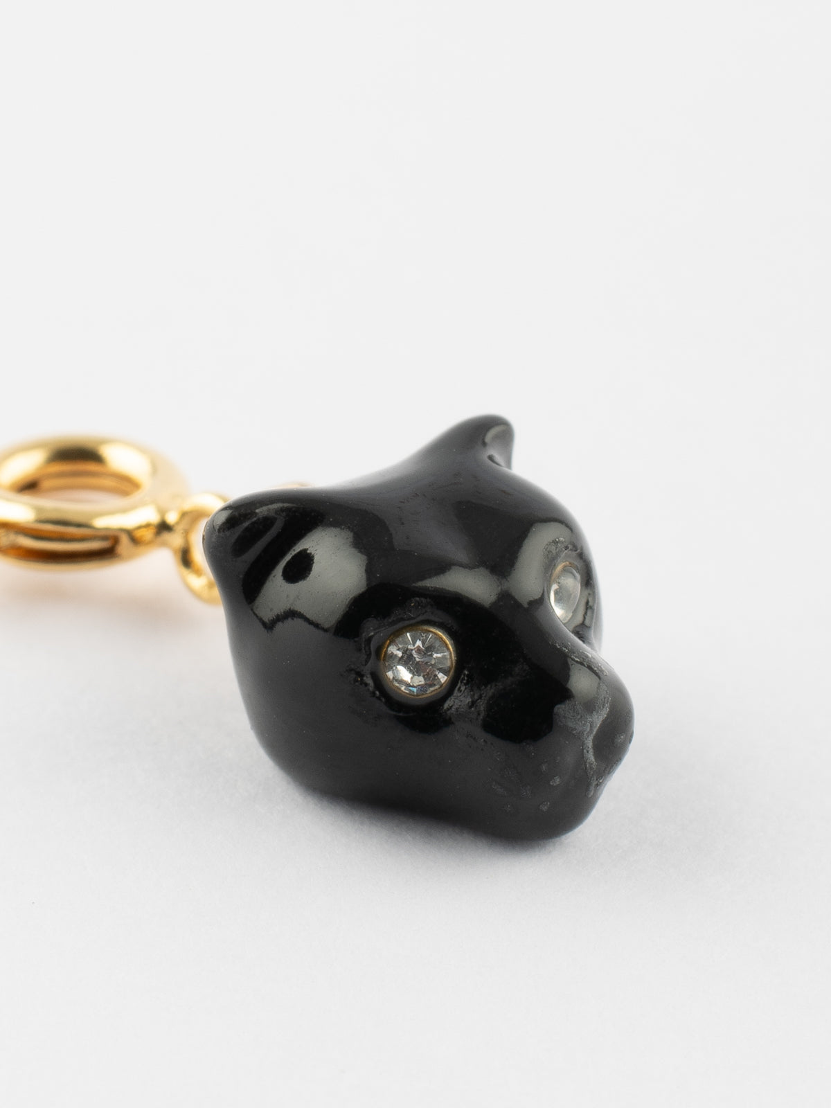 Charm's panthère noire à strass