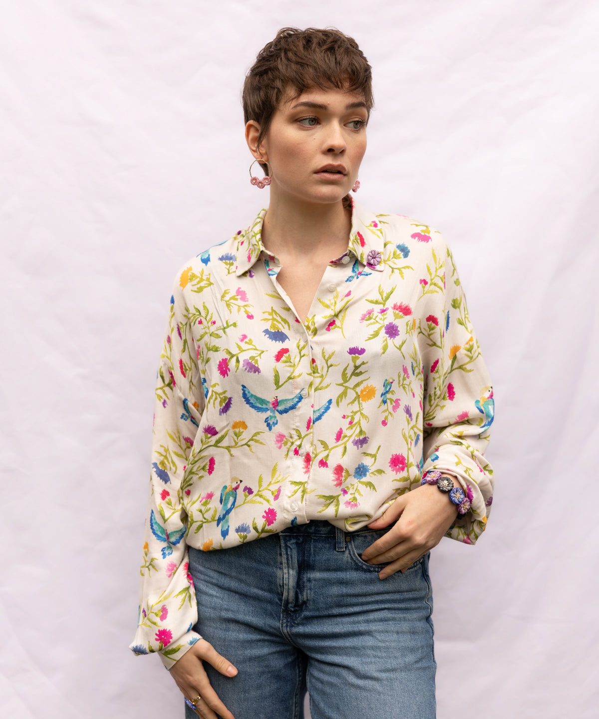 Chemise Fleur sauvage