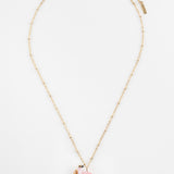 Collier chardon & oiseau