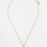 Collier chouette & chardon noir