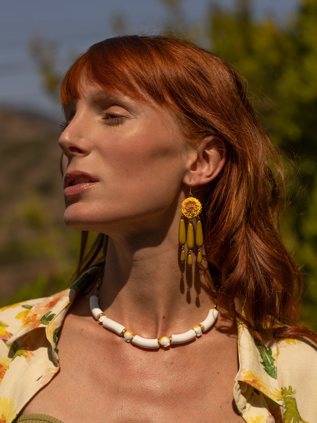 Collier coquillages & perles blanches