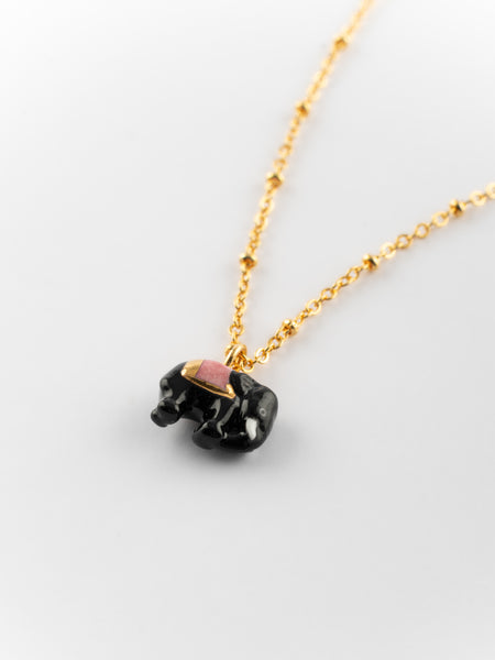 Elephant Collier tibétain artisanat bouddhiste en os de Yak Bijou ethnique Elephant Collier tibétain artisanat bouddhiste en os de Yak Bijou ethnique