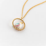 Collier oiseau Le temps des récoltes