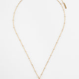 Collier oiseau rose et bleu