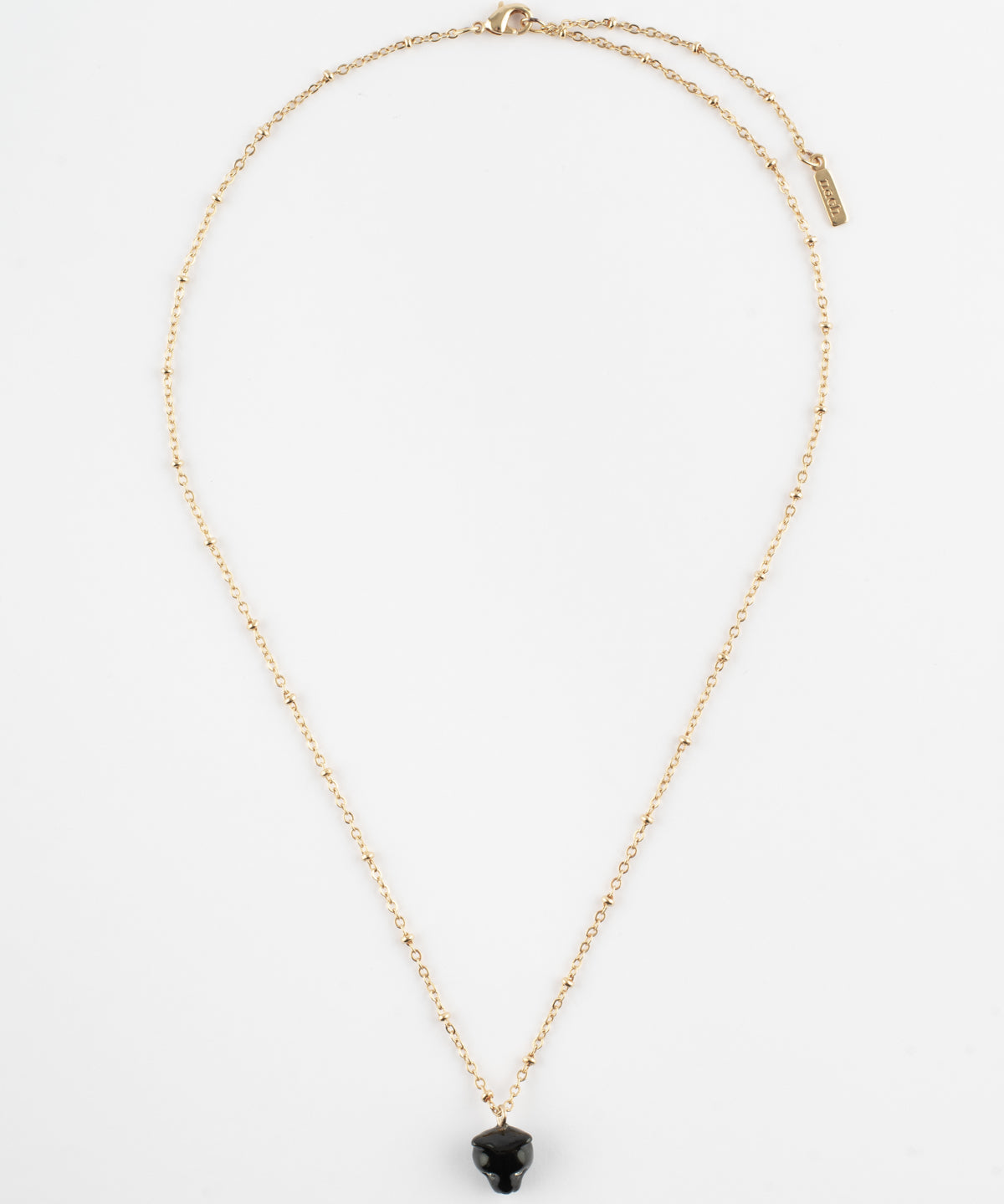 Collier panthère noire à strass