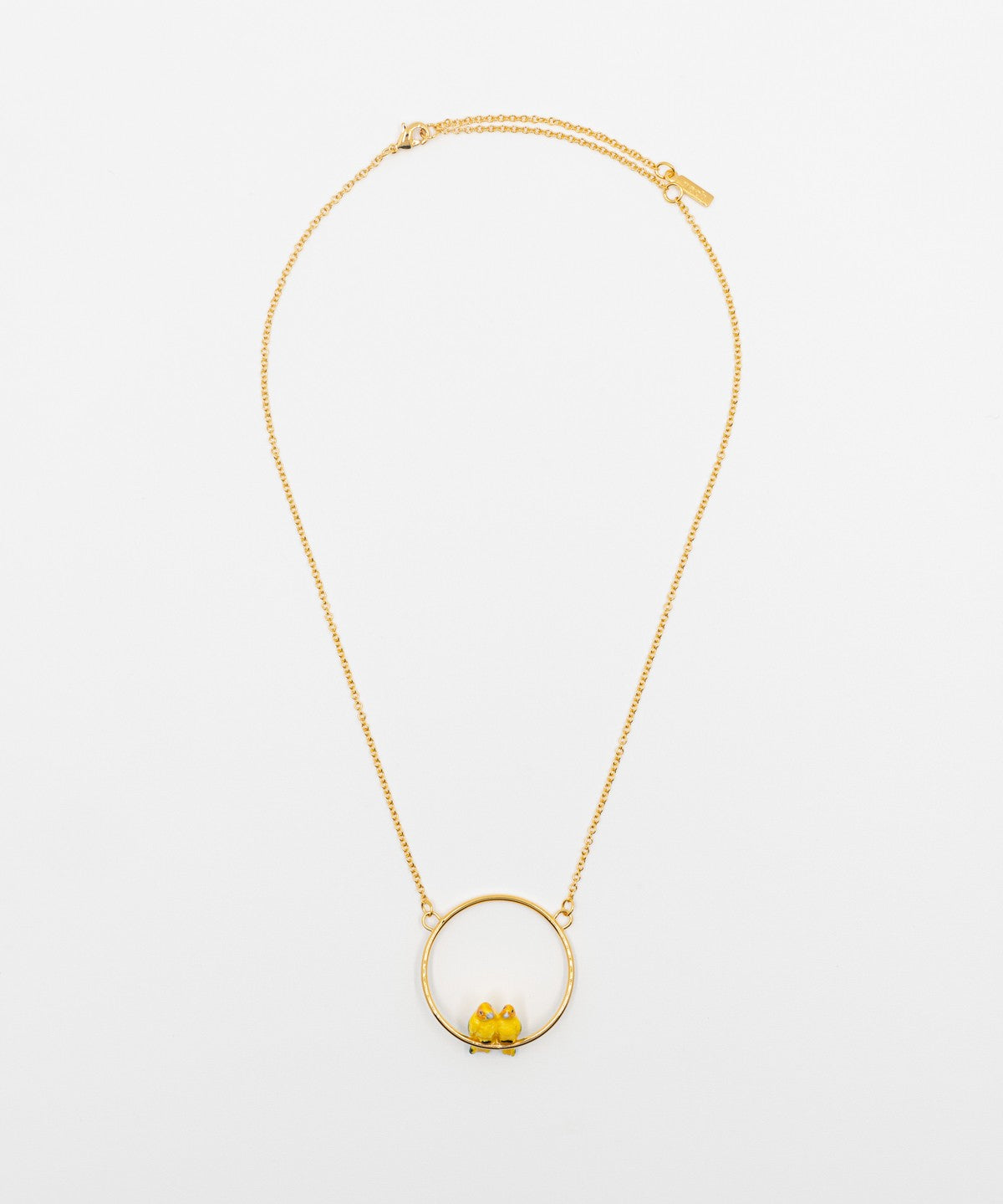 Collier perroquets jaune