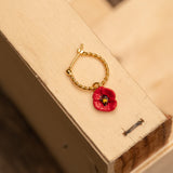 Mini créole fleur coquelicot Nach