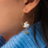 Petites créoles lièvre polaire - Arctique