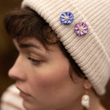 Pin's chardon bleu