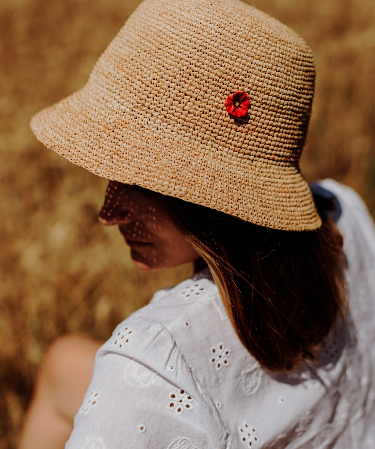 Pin's fleur coquelicot porcelaine Nach