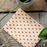 Pochette coeurs léopard