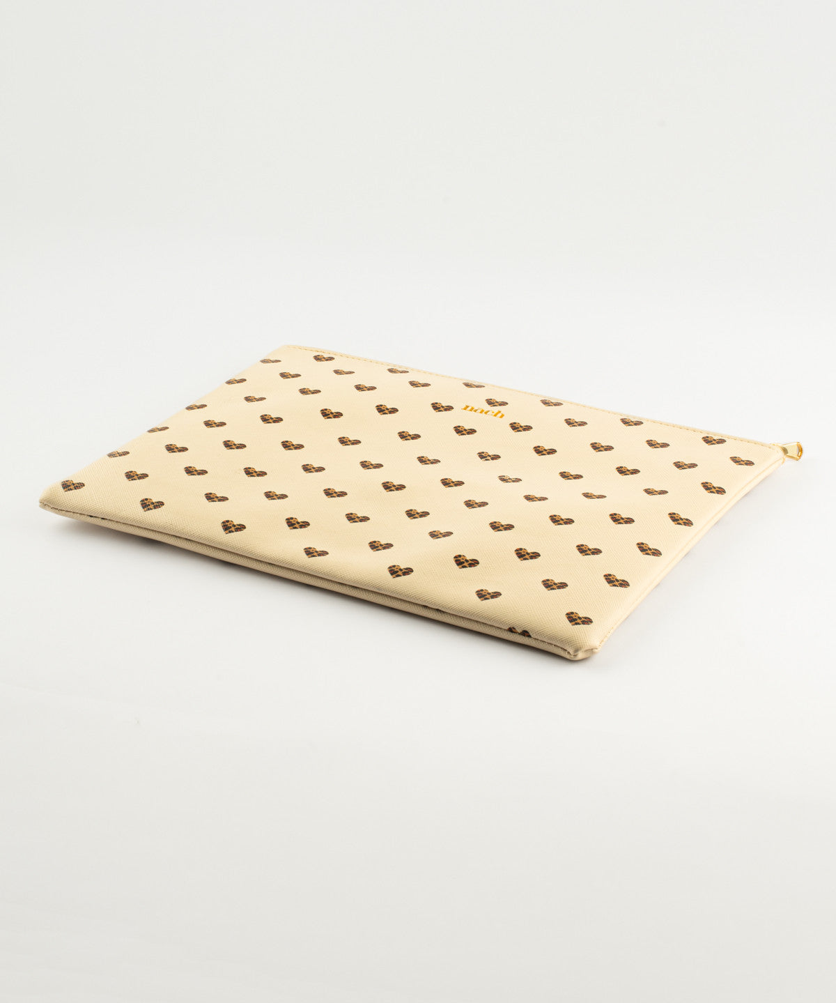 Pochette coeurs léopard