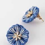 Puces d'oreilles chardon bleu