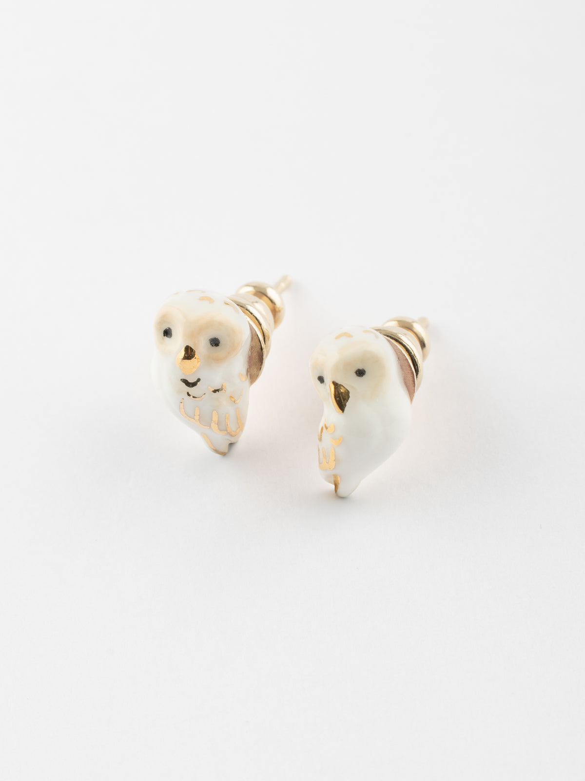 Puces d'oreilles chouette blanche