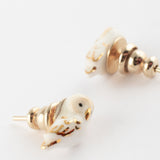 Puces d'oreilles chouette blanche
