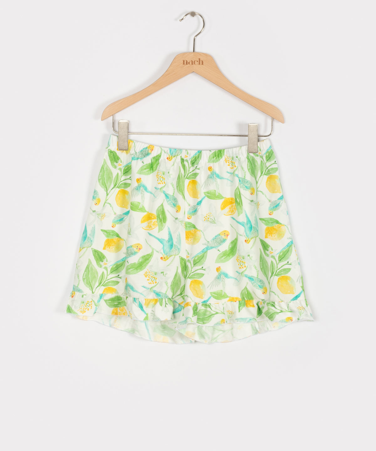 Short upcyclé citron - Nach x Argile Studio