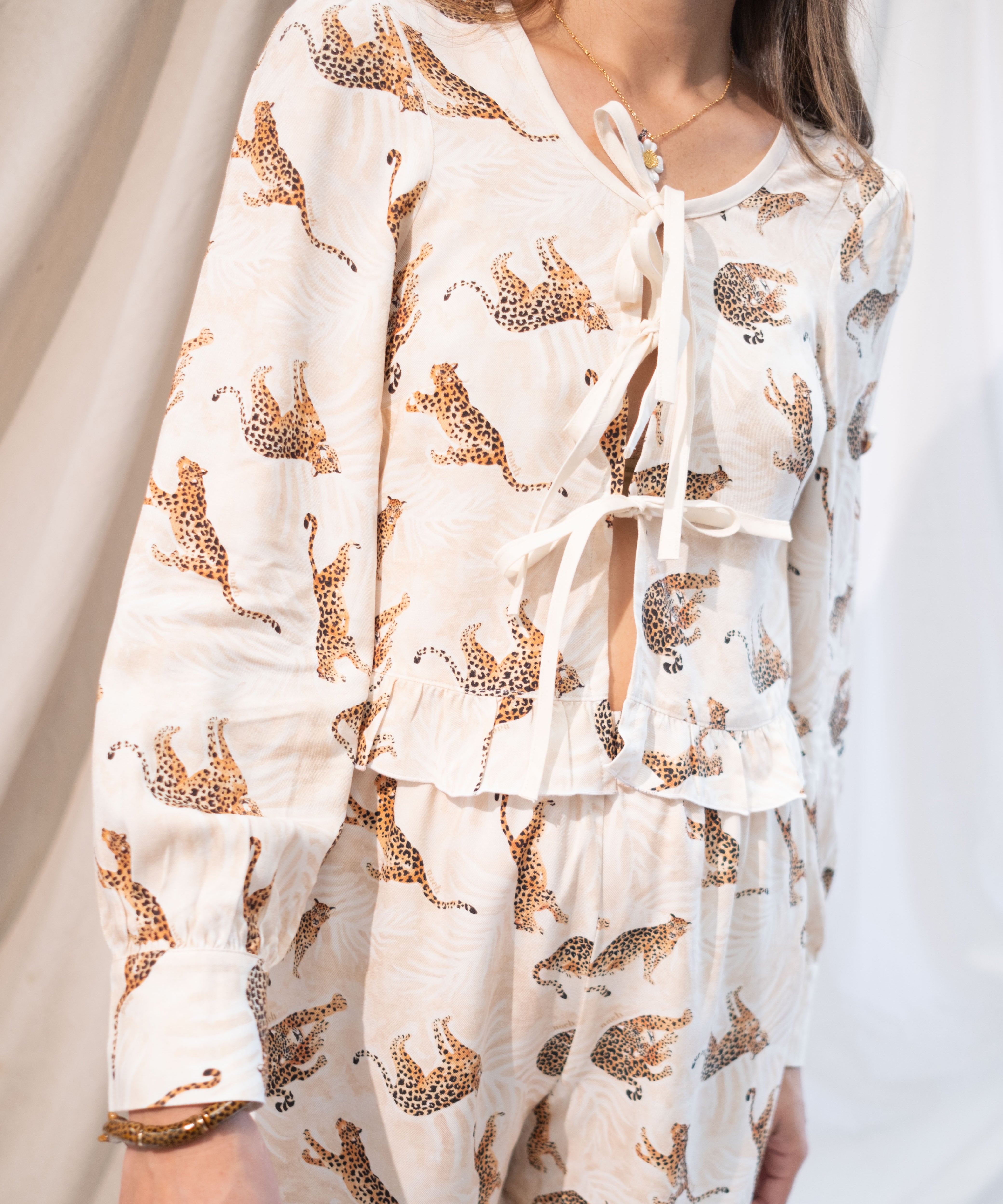 Short upcyclé léopard - Nach x Argile Studio 