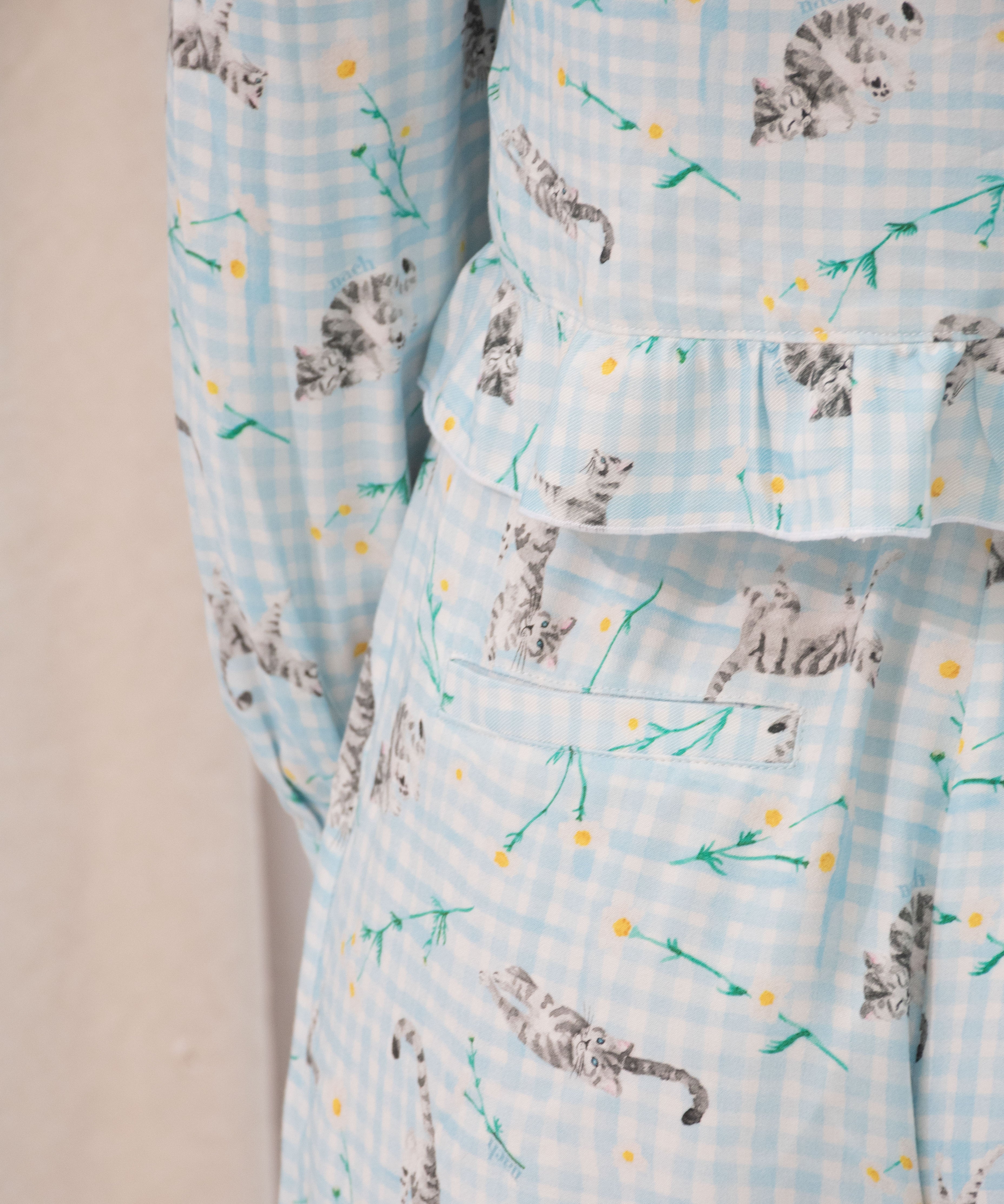 Short upcyclé vichy - Nach x Argile 