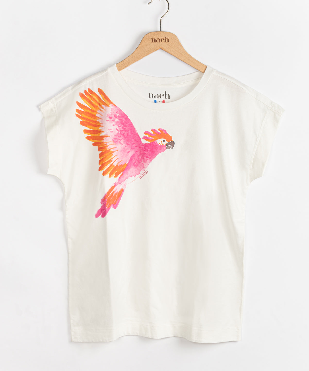 T-shirt cacatoès rose
