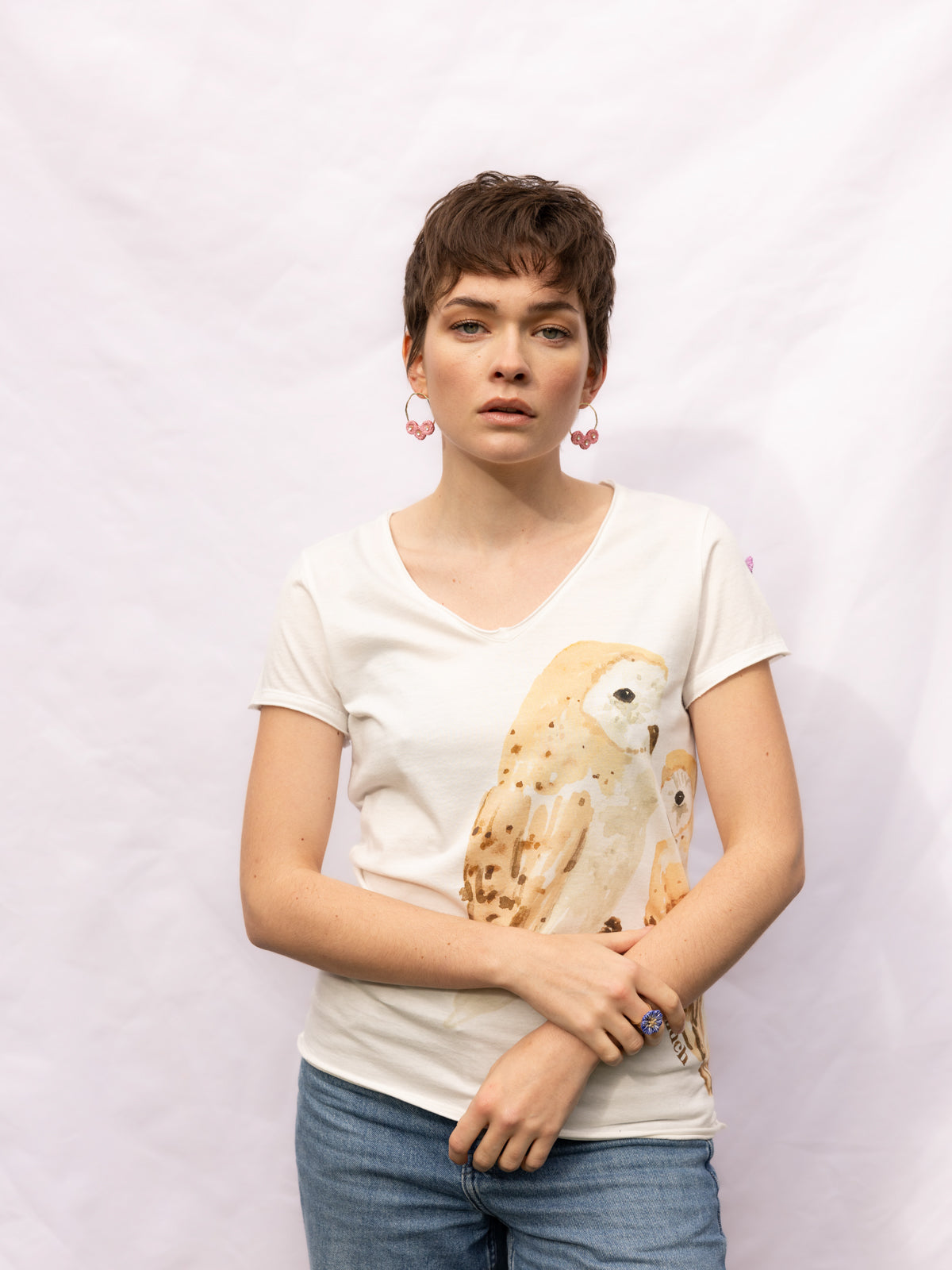 T-shirt chouettes