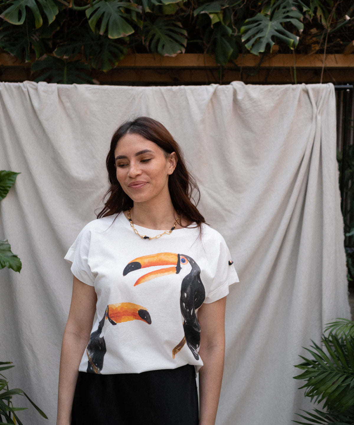 T-shirt couple de toucans