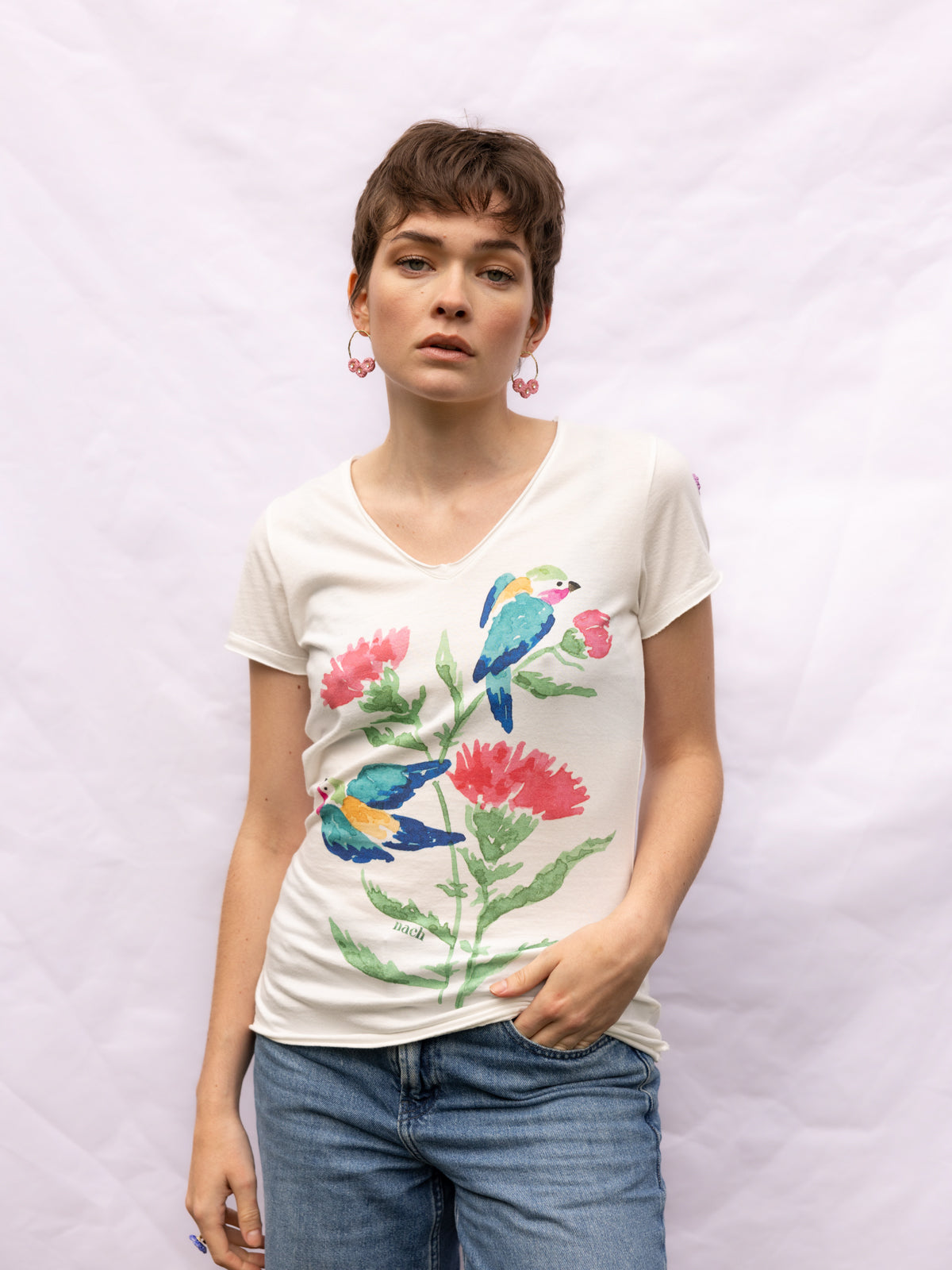 T-shirt Fleur sauvage