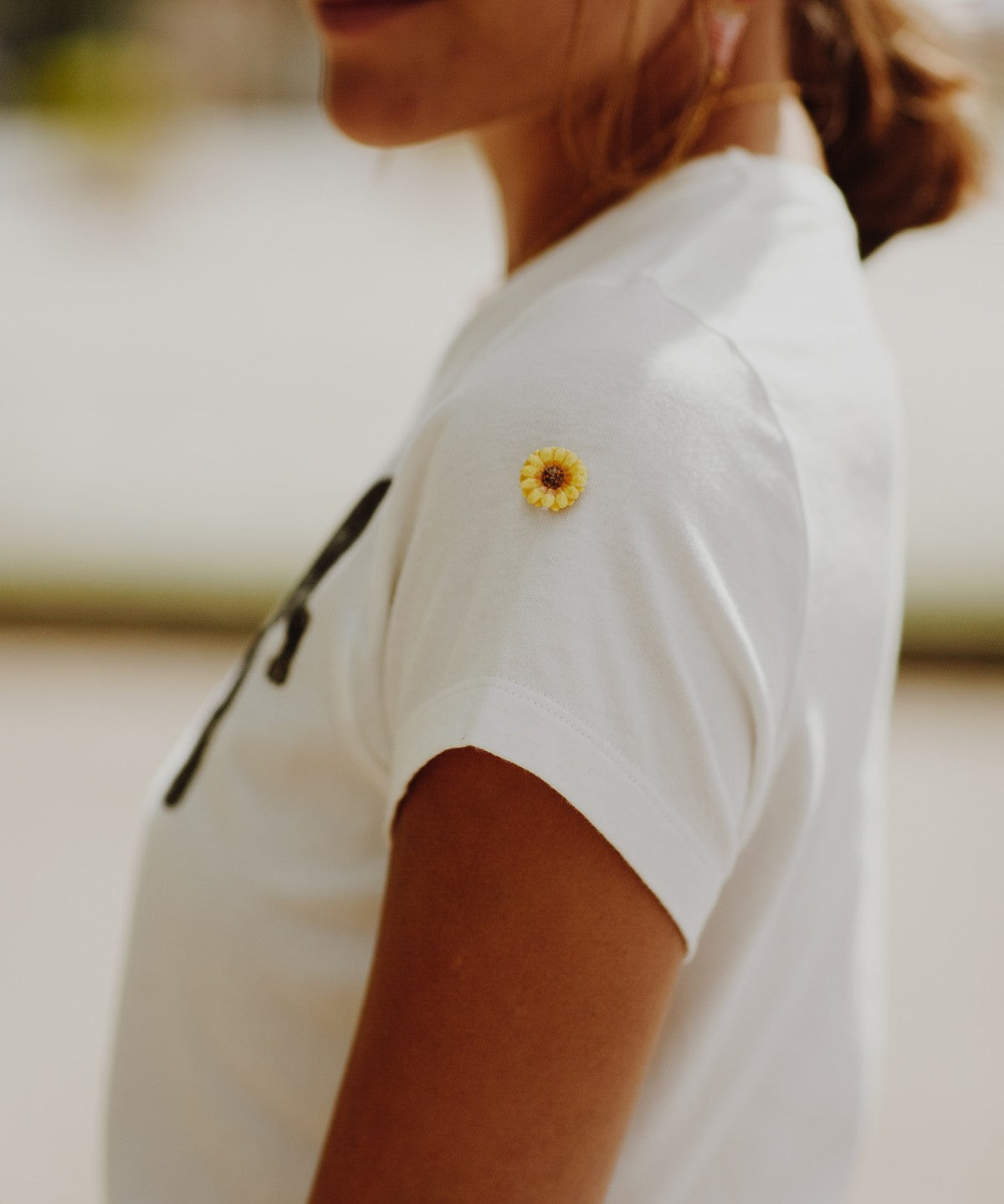 T-shirt en coton bio panthère noire Nach