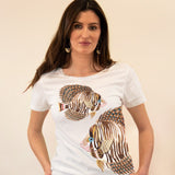 Brown fish t-shirt