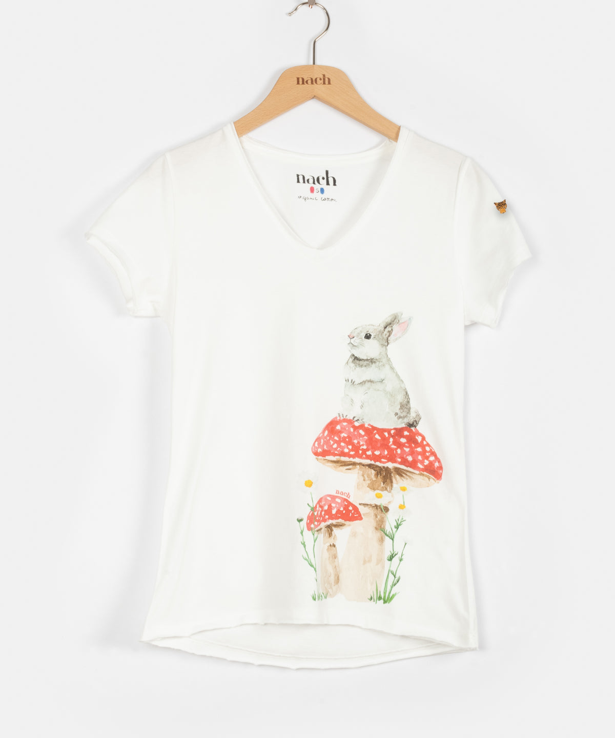 Tee-shirt lapin et champignon - Il était une fois