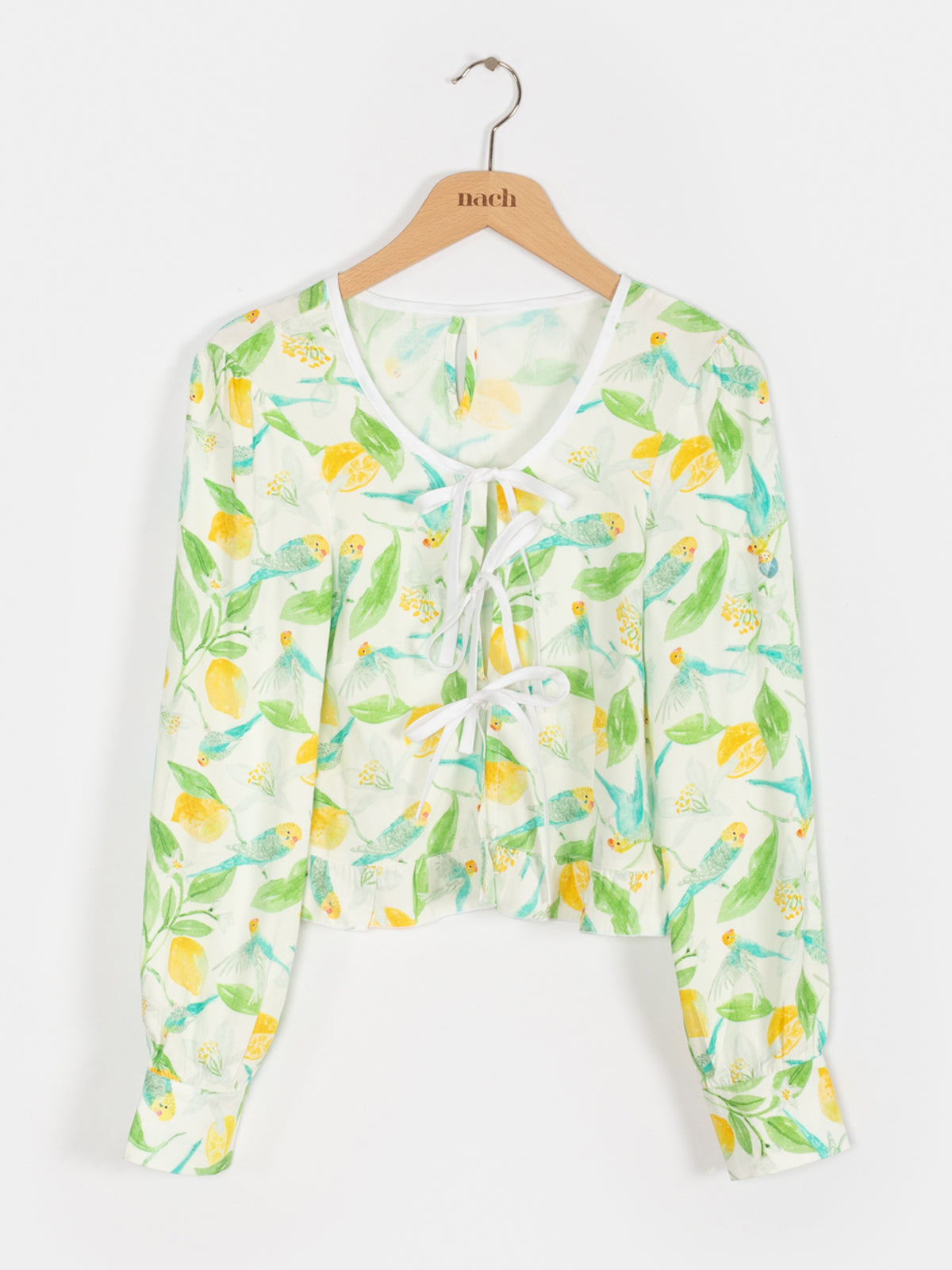 Top upcyclé citron - Nach x Argile Studio