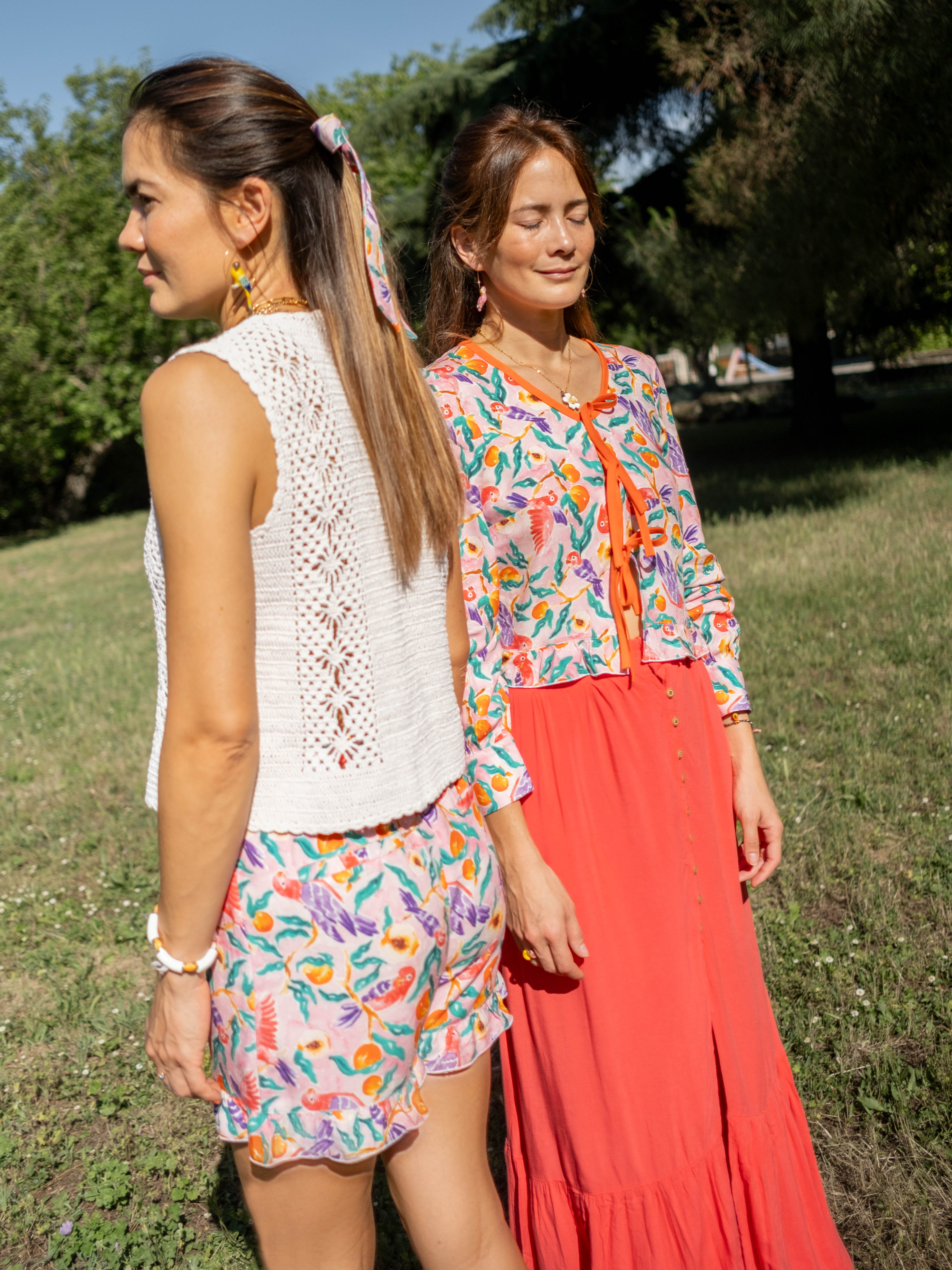 Top upcyclé rose - Nach x Argile Studio rose