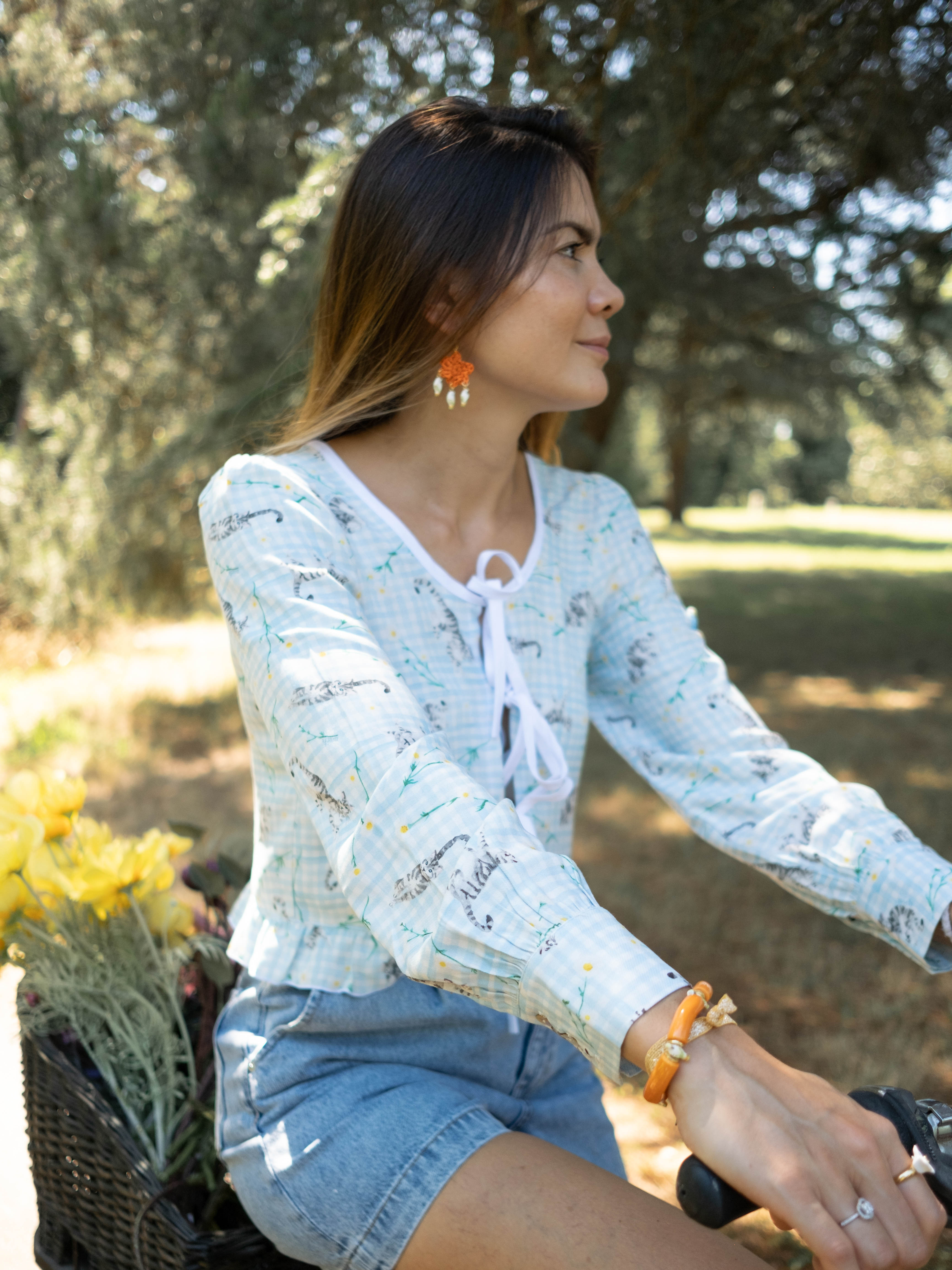 Top upcyclé vichy - Nach x Argile Studio 