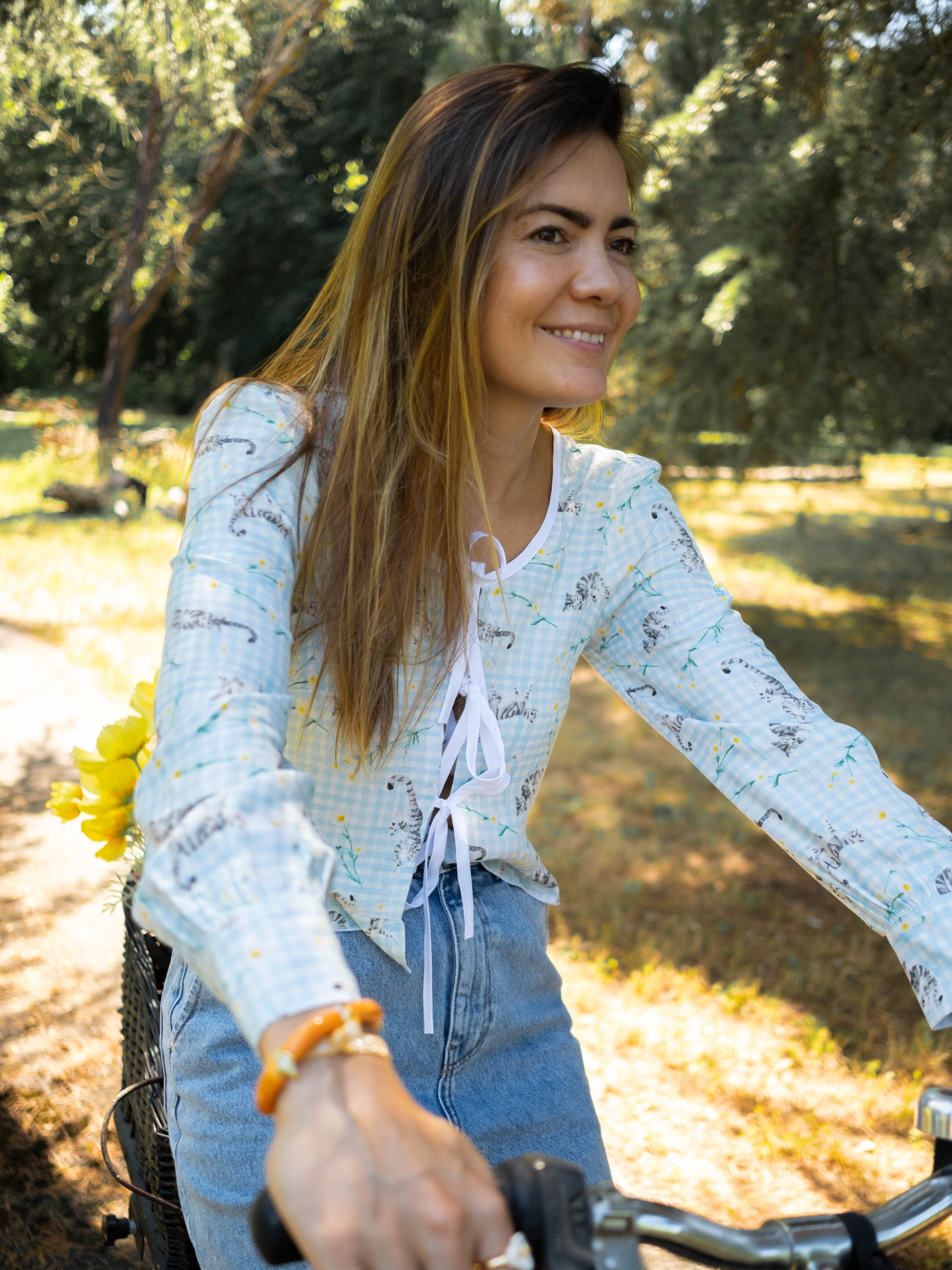 Top upcyclé vichy - Nach x Argile Studio 