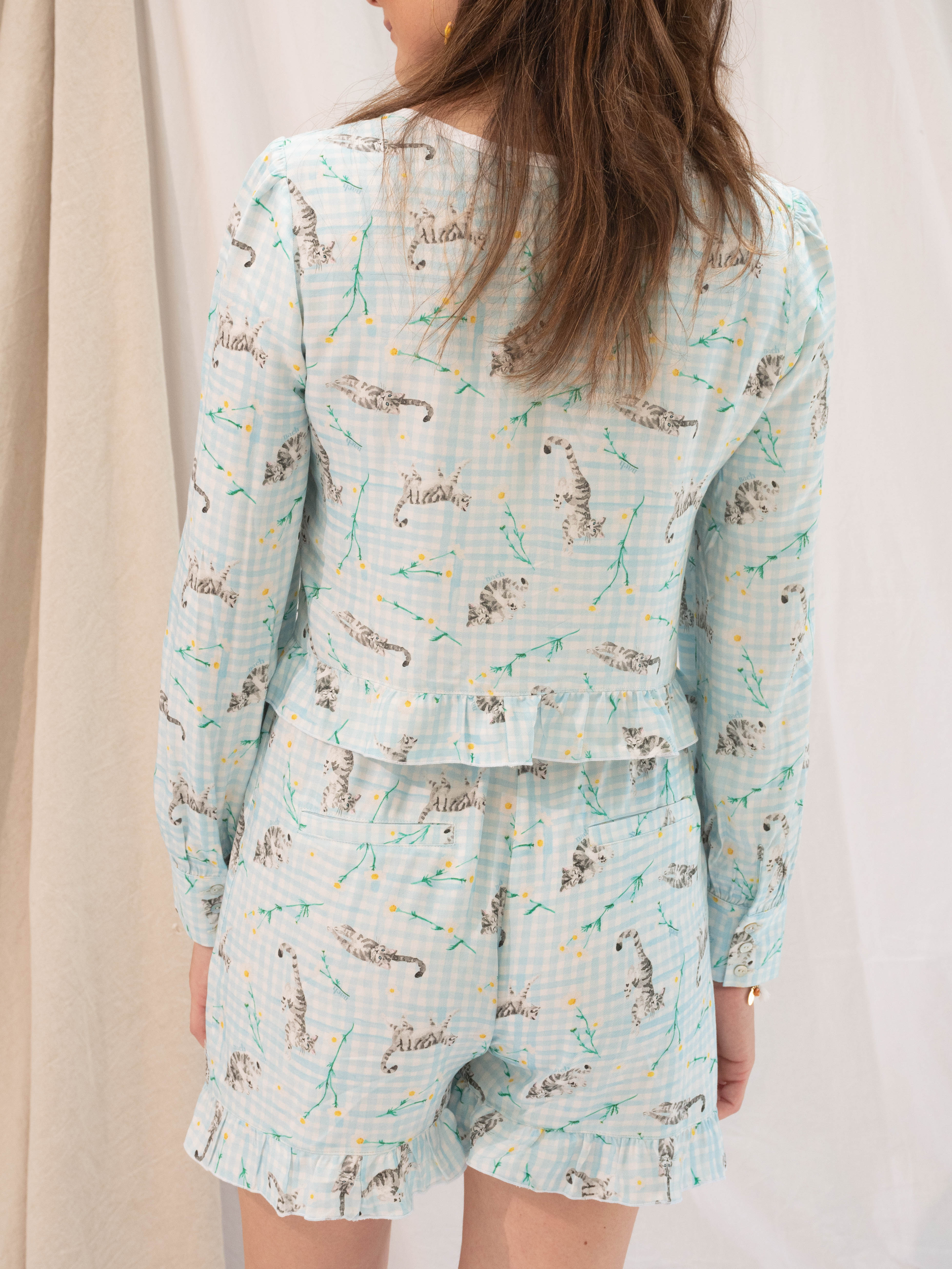 Top upcyclé vichy - Nach x Argile Studio 