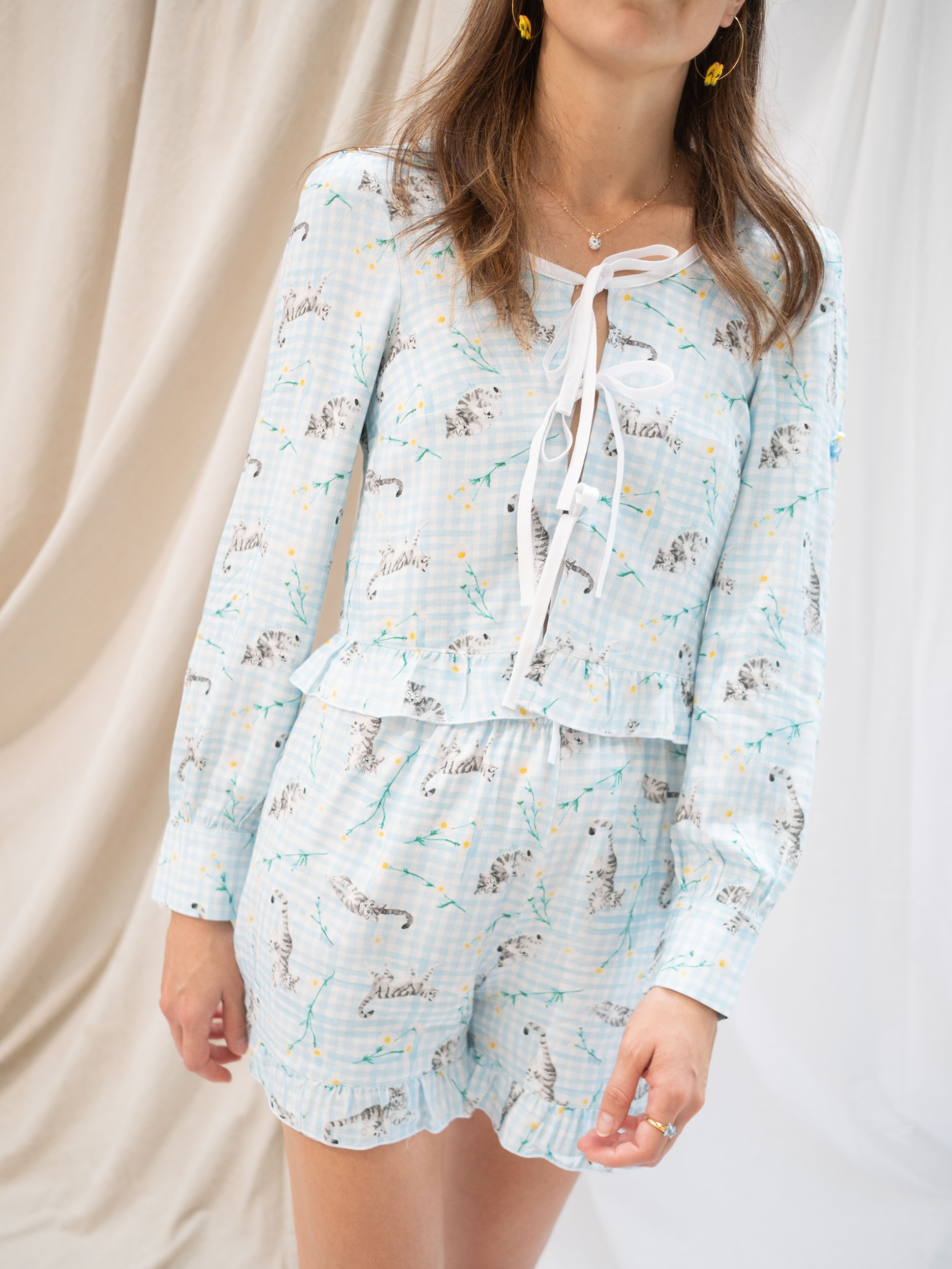 Top upcyclé vichy - Nach x Argile Studio 